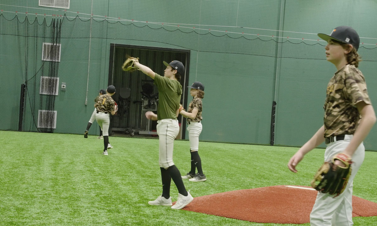 Indoor infield